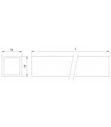 Accessoires barre raidisseur pour cloison de douche ouverte