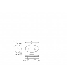 Fixation elliptique double Fixation elliptique double