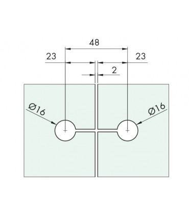 Fixation elliptique double