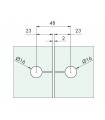 Fixation elliptique double Fixation elliptique double