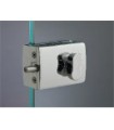 Serrure avec bouton design pour porte en verre Serrure avec bouton design pour porte en verre