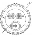 Serrure à bouton ouverture avec code