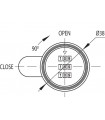 Serrure à bouton ouverture avec code 3 chiffres