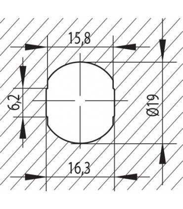Serrure à bouton ouverture avec code 3 chiffres