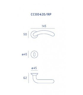 Poignée béquille série ACCENTO technique Poignée béquille série ACCENTO technique