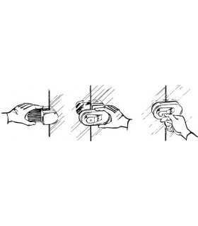 Serrure 2050 pour double porte en verre