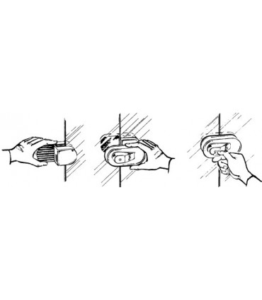 Serrure 2050 pour double porte en verre