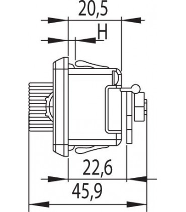 Serrure à came série 237 ouverture sur combinaison