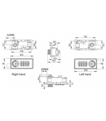 Serrure à came série 237 ouverture sur combinaison