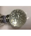 Paire de poignée bouton sphère Ø 40 mm en verre bullé Paire de poignée bouton sphère Ø 40 mm en verre bullé