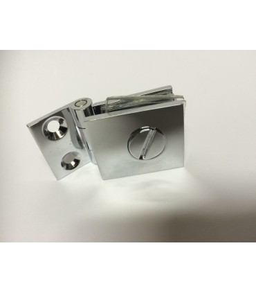 Charnière Bosch pour porte de vitrine en verre montage verre sur bois