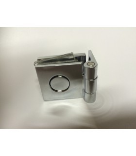 Charnière Bosch pour porte de vitrine en verre montage verre sur bois Charnière Bosch pour porte de vitrine en verre montage verre sur bois