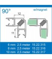 Joint d'étanchéité magnétique 90° série S.5713 Joint d'étanchéité magnétique 90° série S.5713