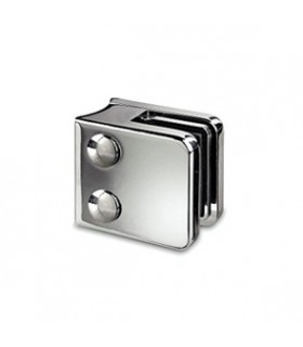 Pince à verre pour tube - modèle 23 - Zamak chromé brillant Pince à verre pour tube - modèle 23 - Zamak chromé brillant