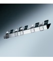 Patère 5 crochets sur rail en aluminium PA01288 par Confalonieri 