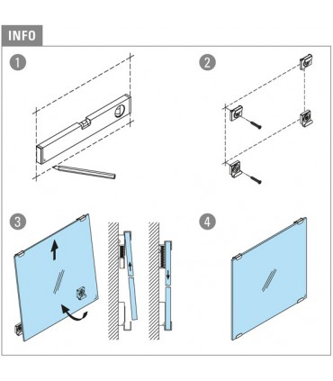 Set de quatre pattes à glace sur ressort