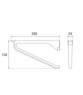 Support d'étagère série MS01441 par Confalonieri