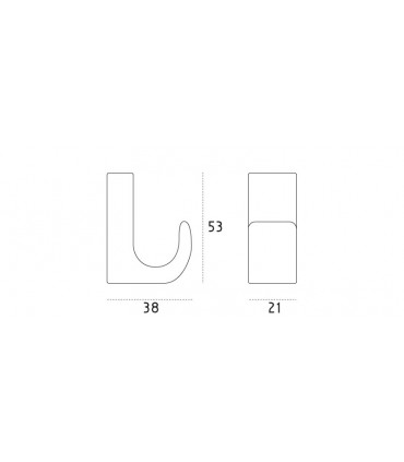 Patère CINO CC00224 par Con&Con