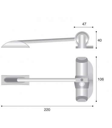 Ferme porte sur ressort pour porte d'entrée ou porte lourde