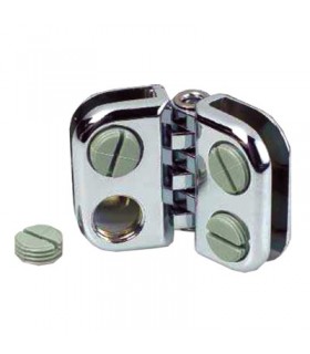 Petite charnière pour porte de vitrine en verre montage verre sur verre Petite charnière pour porte de vitrine en verre montage verre sur verre