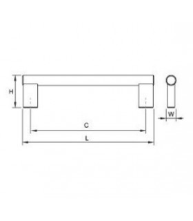 Poignée de meuble Kombi par Viefe