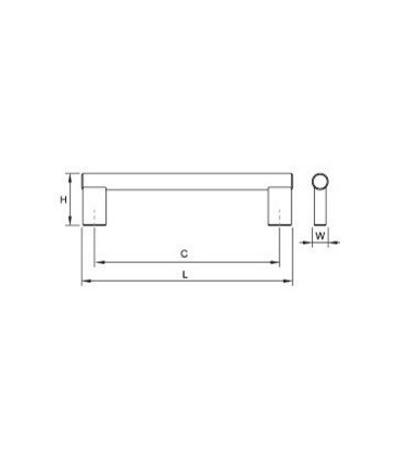 Poignée de meuble Kombi par Viefe