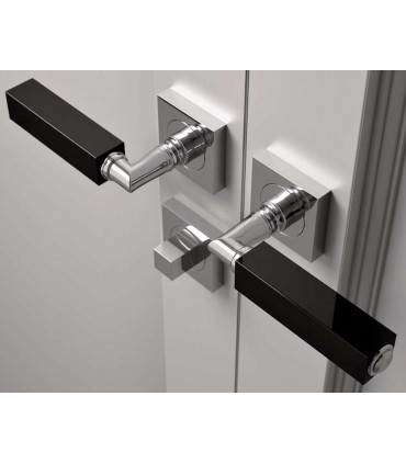 Paire de béquilles Cube home en noir opaque par Arius