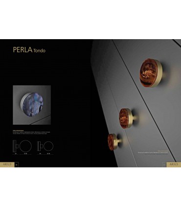 Bouton de meuble série Perla Tondo par Arius home