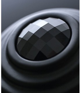 Bouton de meuble série Twist cristal Swarovski noir Bouton de meuble série Twist cristal Swarovski noir