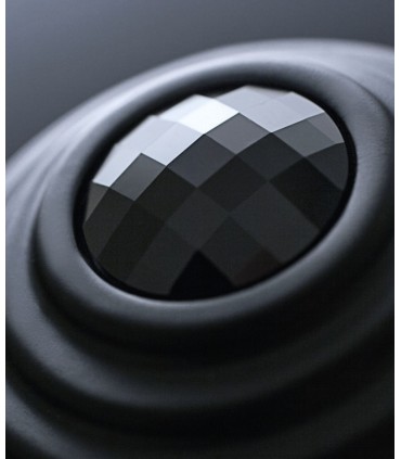 Bouton de meuble série Twist cristal Swarovski noir