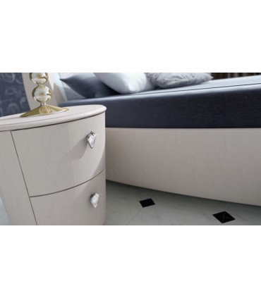 Bouton de meuble série Glam cristal Swarovski par Bosseti Marella