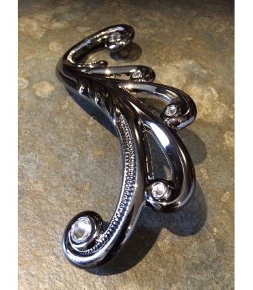 série Jolie Cristal chrome noir à gauche