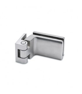 Paumelle inox avec fiche de 45 mm pour porte clarit en verre Paumelle inox avec fiche de 45 mm pour porte clarit en verre