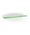 Tablette en verre ép.6 mm avec 2 angles arrondis VERT