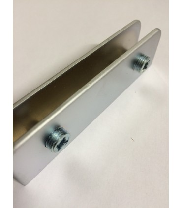 Pince fixe série Square XL chromé mat