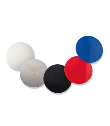 Pastilles colorées pour poignée insert forme carrée  