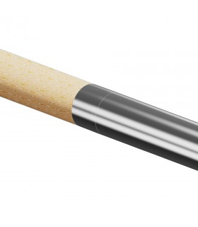 Raccord de liaison 180° bois sur tube inox Ø 42.4 x 2 mm
