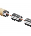 Raccord de liaison 180° bois sur tube inox Ø 42.4 x 2 mm