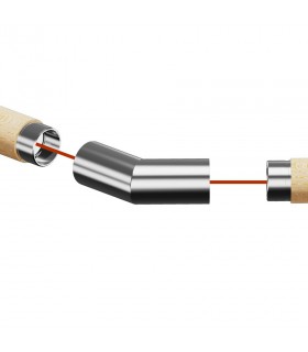 Raccord de liaison 45° bois sur bois