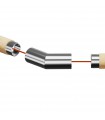Raccord de liaison 45° bois sur bois
