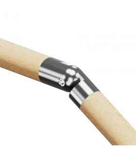 Raccord de liaison angle variable bois sur bois