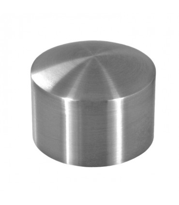 Embout de finition inox pour main courante bois