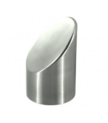 Embout de finition décoratif inox pour main courante bois