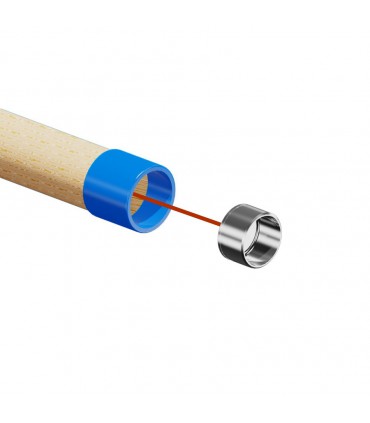 Adaptateur inox pour main courante en bois
