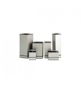 Pied de meuble en aluminium forme carrée 60 x 60 mm