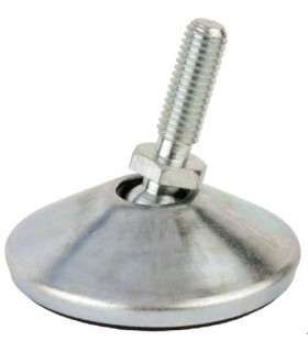 Vérin orientable polypropylène noir avec capot métal Vérin orientable polypropylène noir avec capot métal