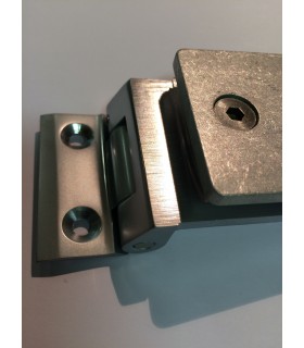 Paumelle avec fiche série Graz pour porte clarit en verre Paumelle avec fiche série Graz pour porte clarit en verre