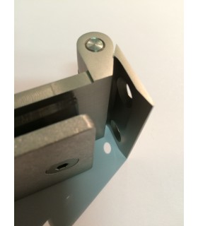 Paumelle avec fiche série Graz pour porte clarit en verre Paumelle avec fiche série Graz pour porte clarit en verre