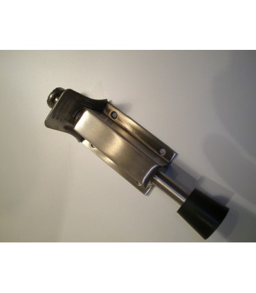 Bloc porte inox brossé