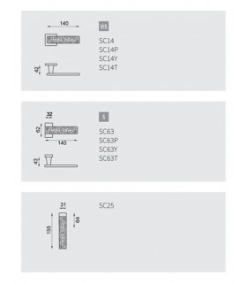 Poignée de porte SoCHIC 02 dnd Martinelli
